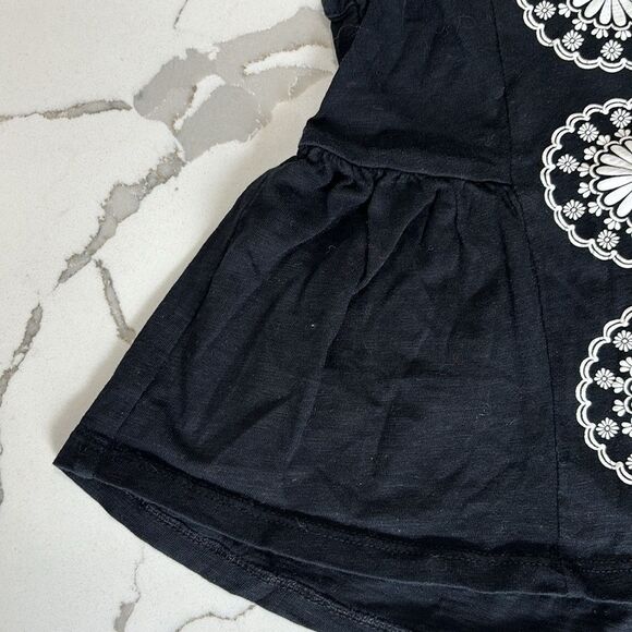 Old Navy | Girls Black Tank Top Blouse High Low - Picture 6 of 9